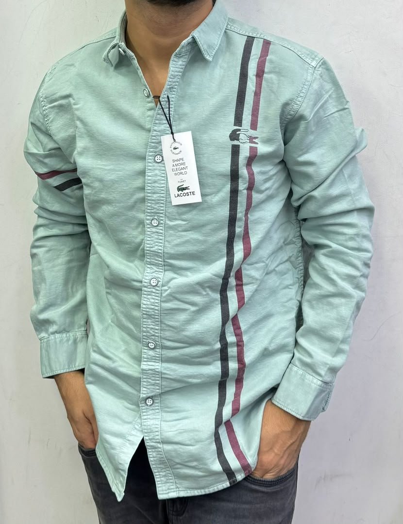 Chemise manches longues