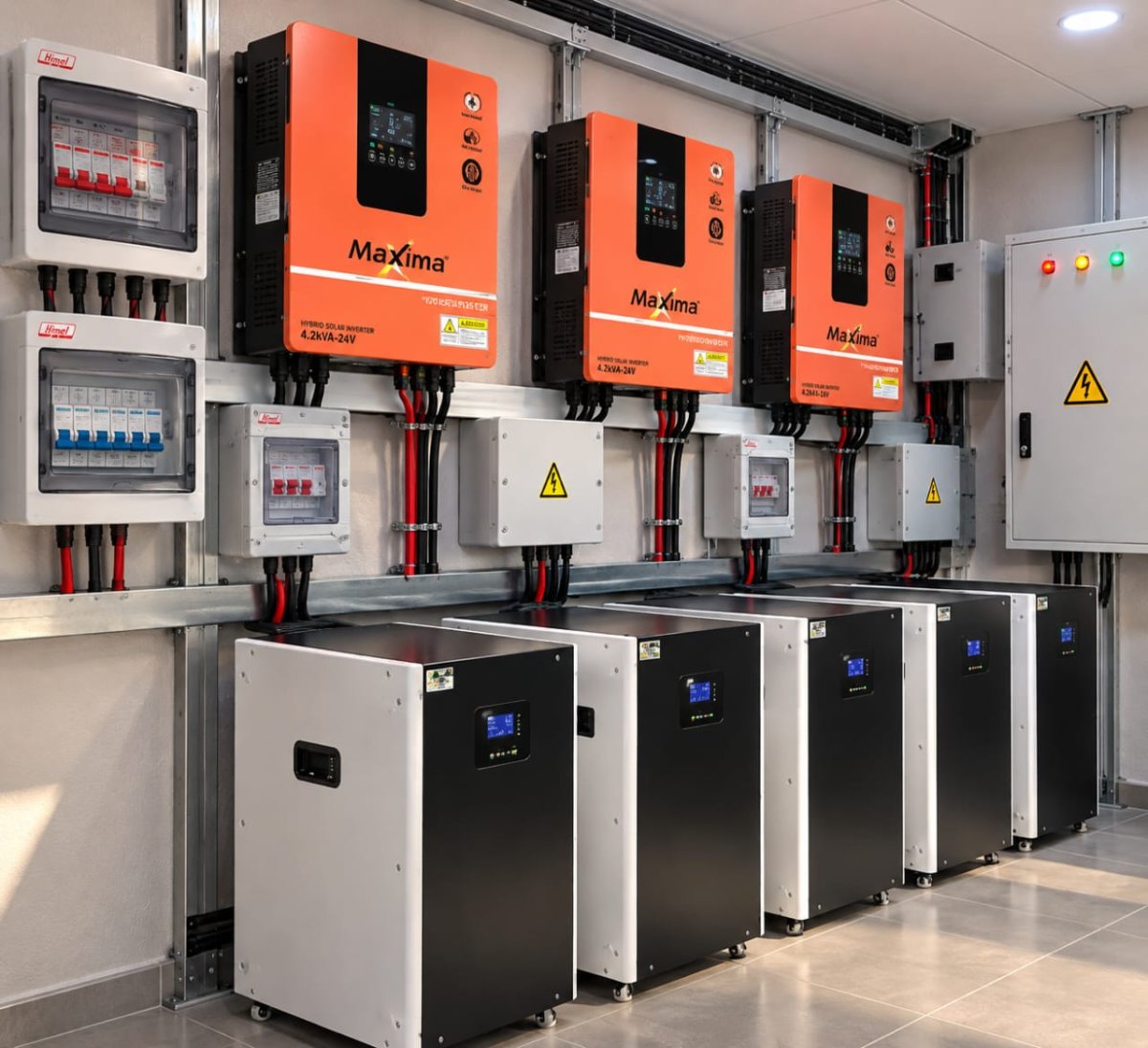 CONVERTISSEUR HYBRIDE SOLAIRE MAXIMA - 4,2KVA/24V