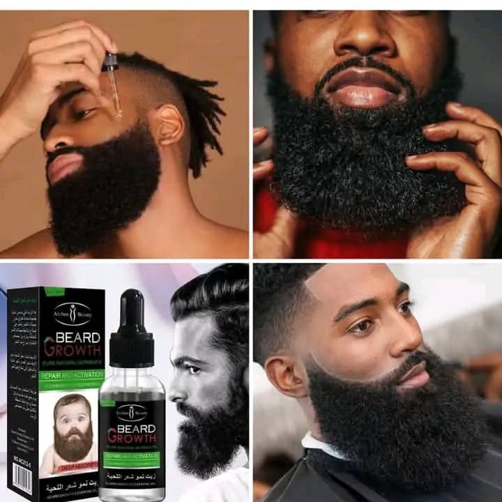 Huile pousse barbe