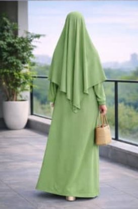 KHIMAR COMPLET 1 VOLANT