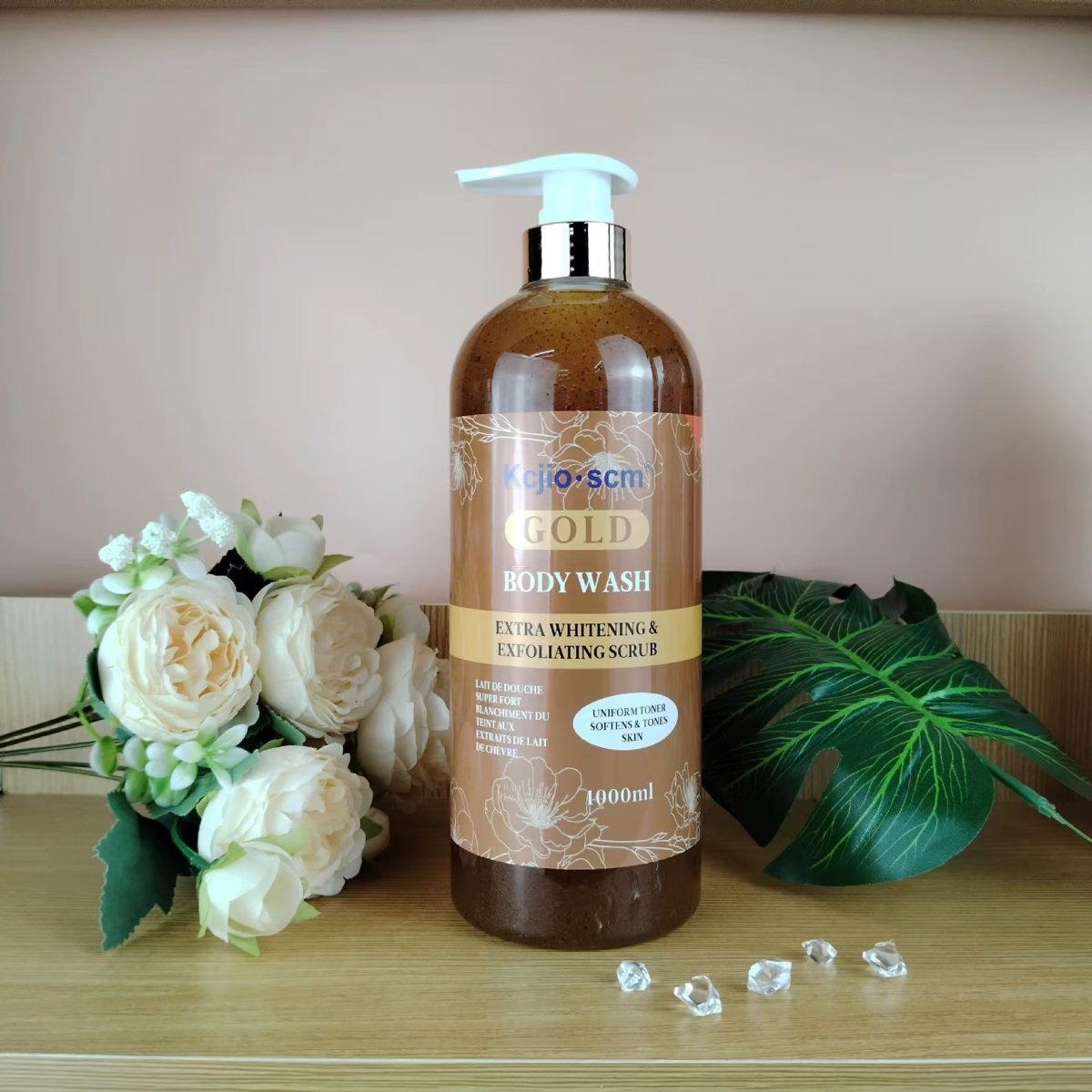 Gel de douche blanchissant et éclaircissant