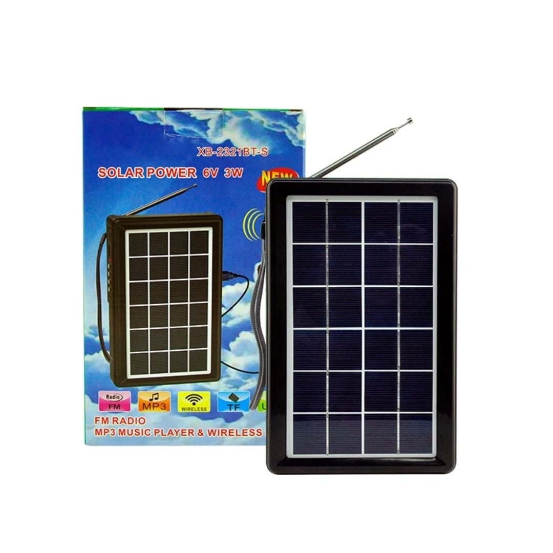 RADIO SOLAIRE AVEC 2 AMPOULES 💡📻