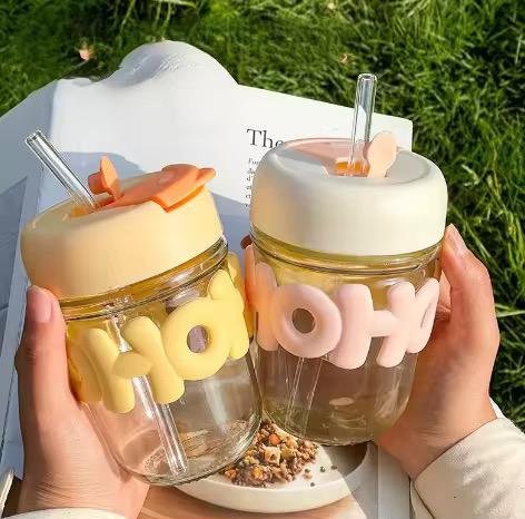 Gourde en verre portable