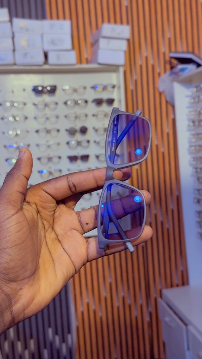 Anti reflet bleu