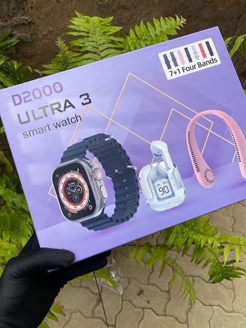 Boîte Smartwatch D2000 ULTRA 3 (Pack complet)