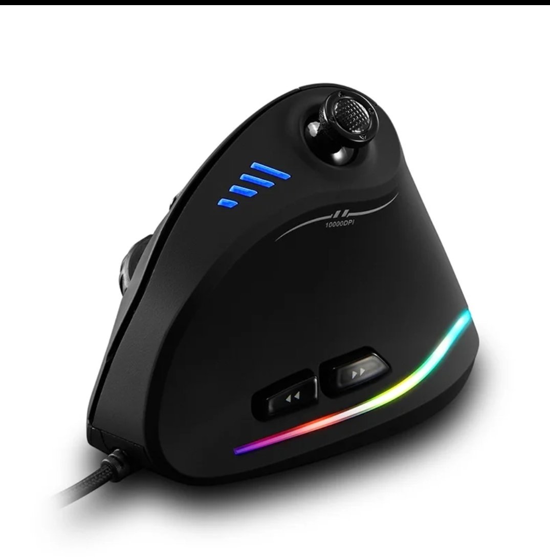 Souris filaire gaming verticale avec analogue