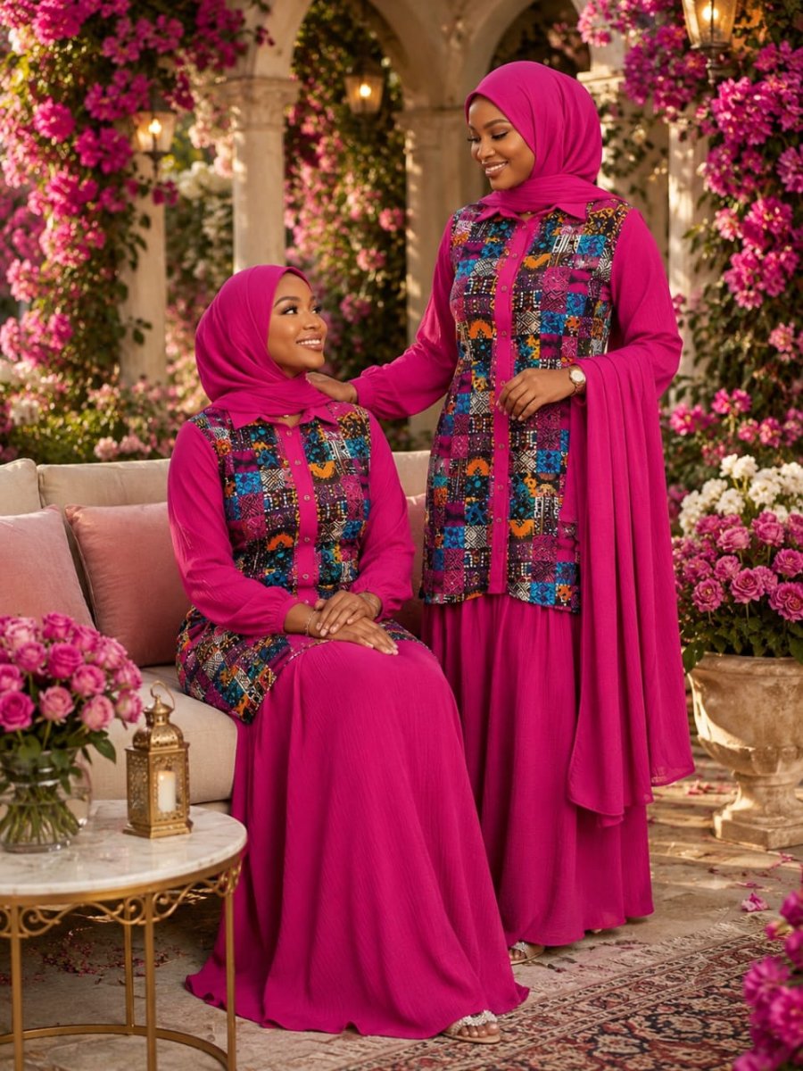 Robe avec foulard