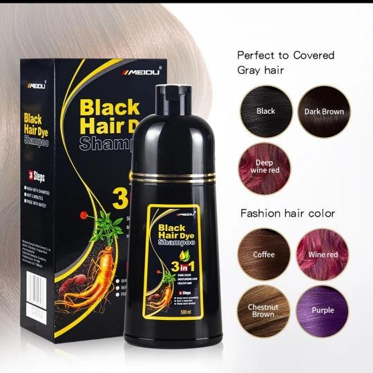 Shampoing de teinture de cheveux