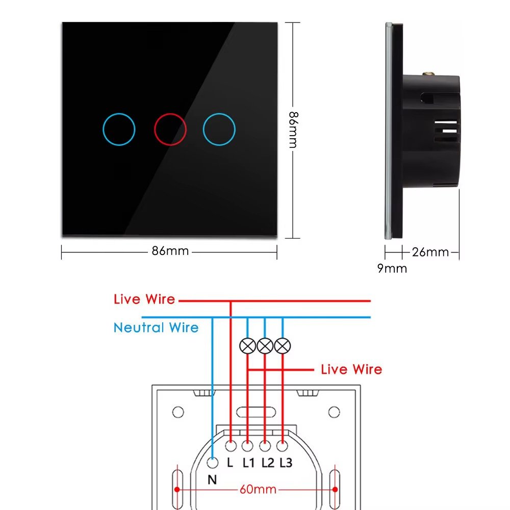 Interrupteur connecter tactile