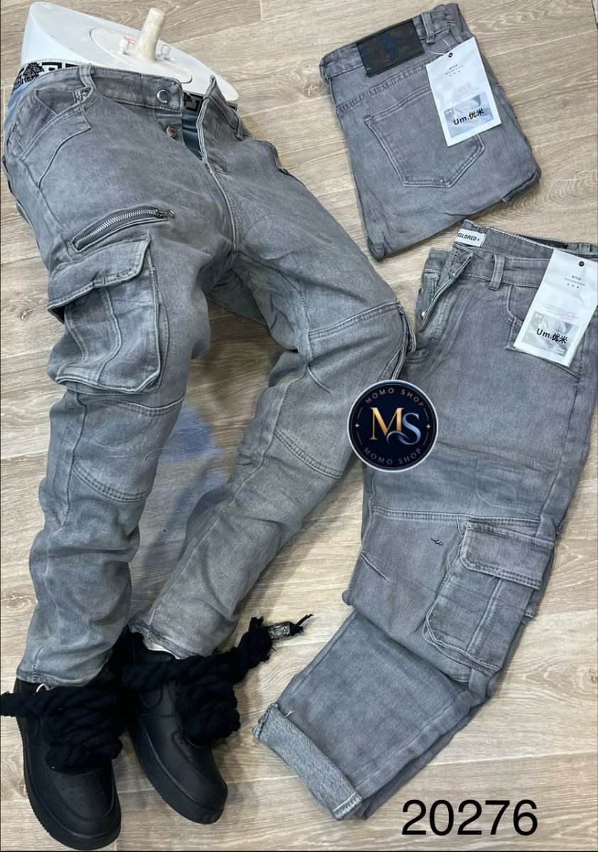 Jeans cargo de qualité premium