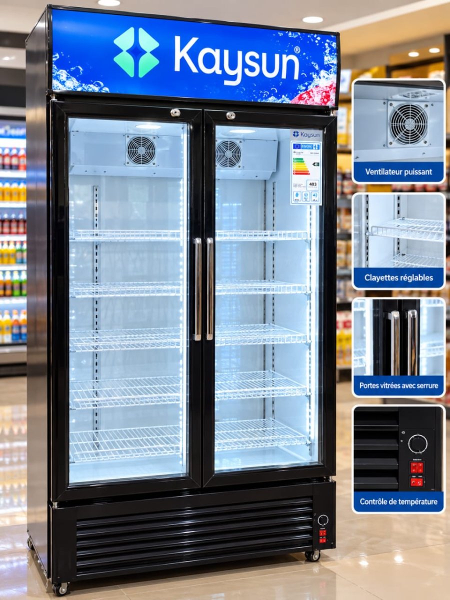 RÉFRIGÉRATEUR VITRINE - 850 LITRES