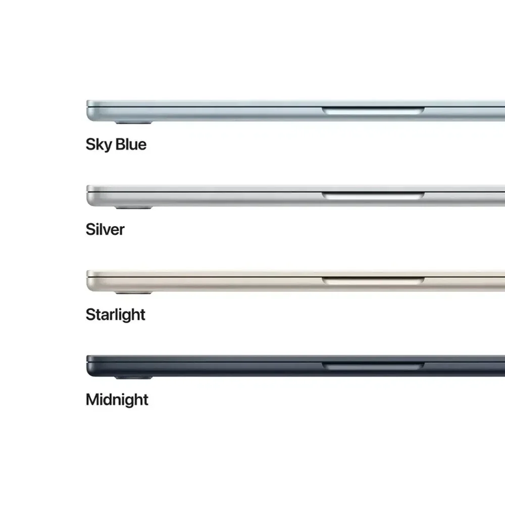 Apple MacBook  Air 2026/ 13 Pouces Portable avec Puce M5 : Conçu pour l’IA, Écran Liquid Retina 13,6 Pouces, Mémoire unifiée 16 Go, SSD 512 Go, Caméra Center Stage 12 MP, Touch ID, Wi-FI 7 ; Minuit