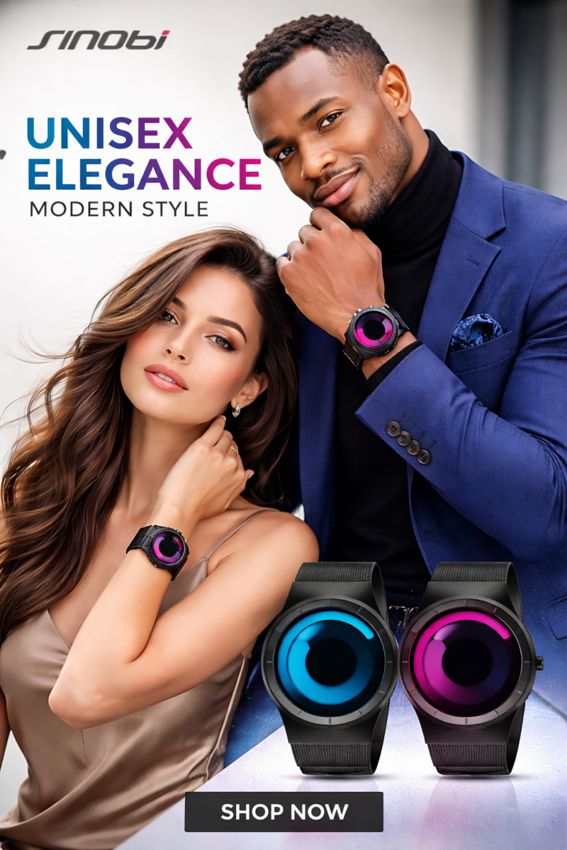 Montre bracelet Sinobi unisexe