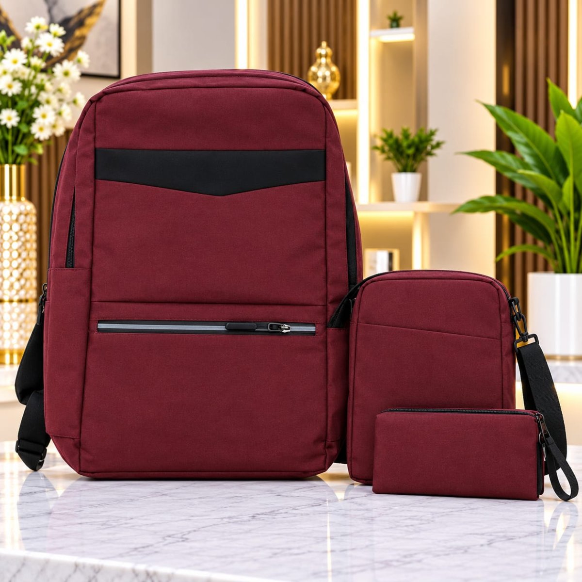SAC À DOS ÉCOLIER - COMPLET DE 3 PIÈCES