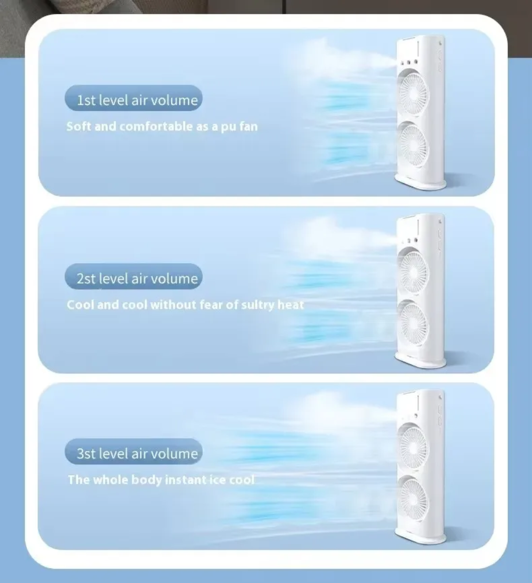 Ventilateur rafraîchisseur d’air