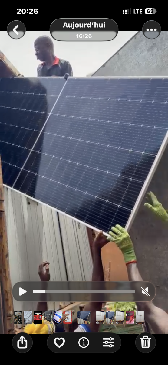 Panneaux solaires 580w