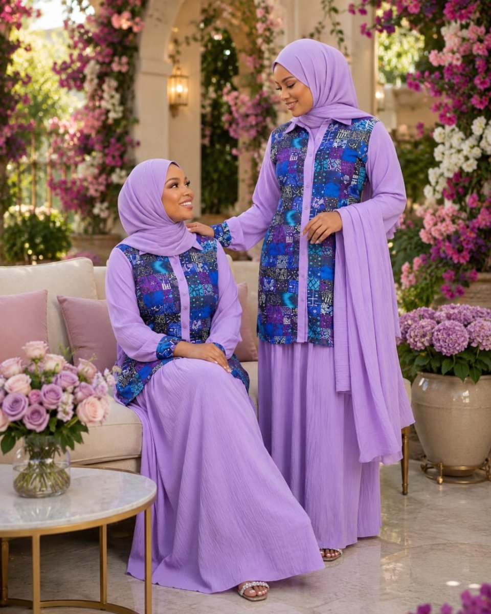 Robe avec foulard