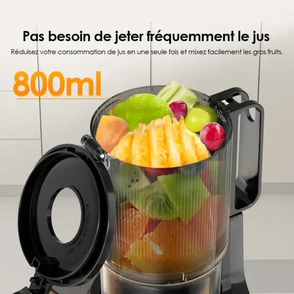 oraimo EasyJuice Extracteur de jus lent de 108 mm de diamètre