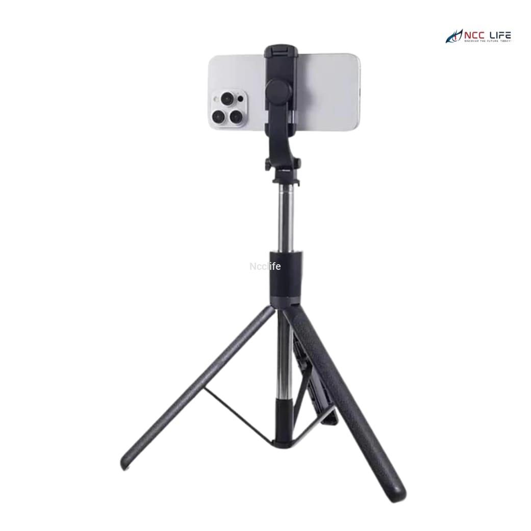 Perche à selfie ultra longue Z6 – Trépied Bluetooth extensible de 1700 mm avec télécommande