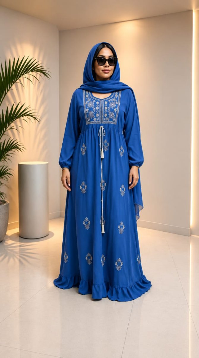 👗✨ NOUVEL ARRIVAGE — MAGNIFIQUES ROBES KASHKA AVEC FOULARD ASSORTI 🥰💖