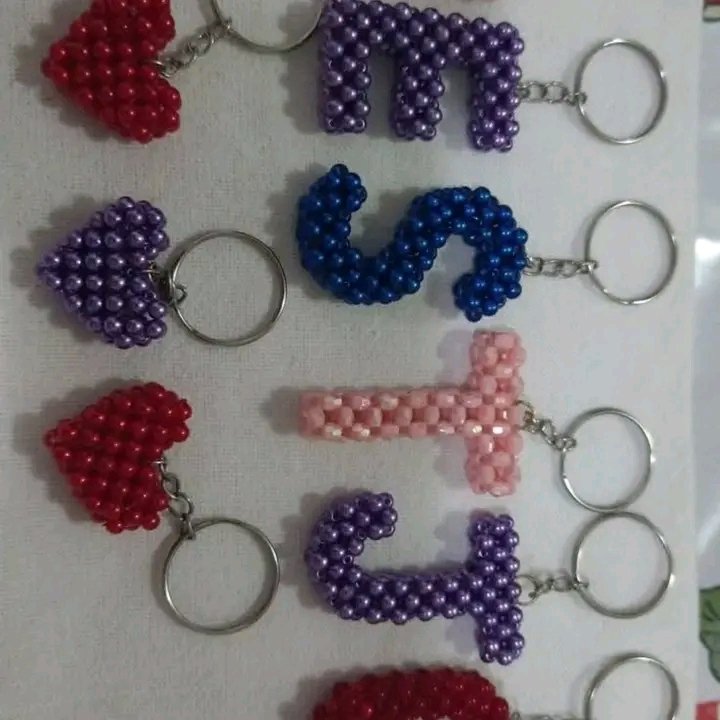 Porte clés en perles