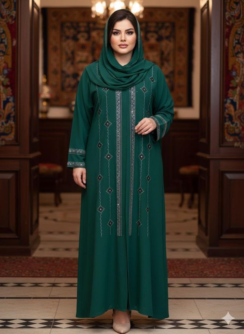 Abaya 2 pièces coton 💯