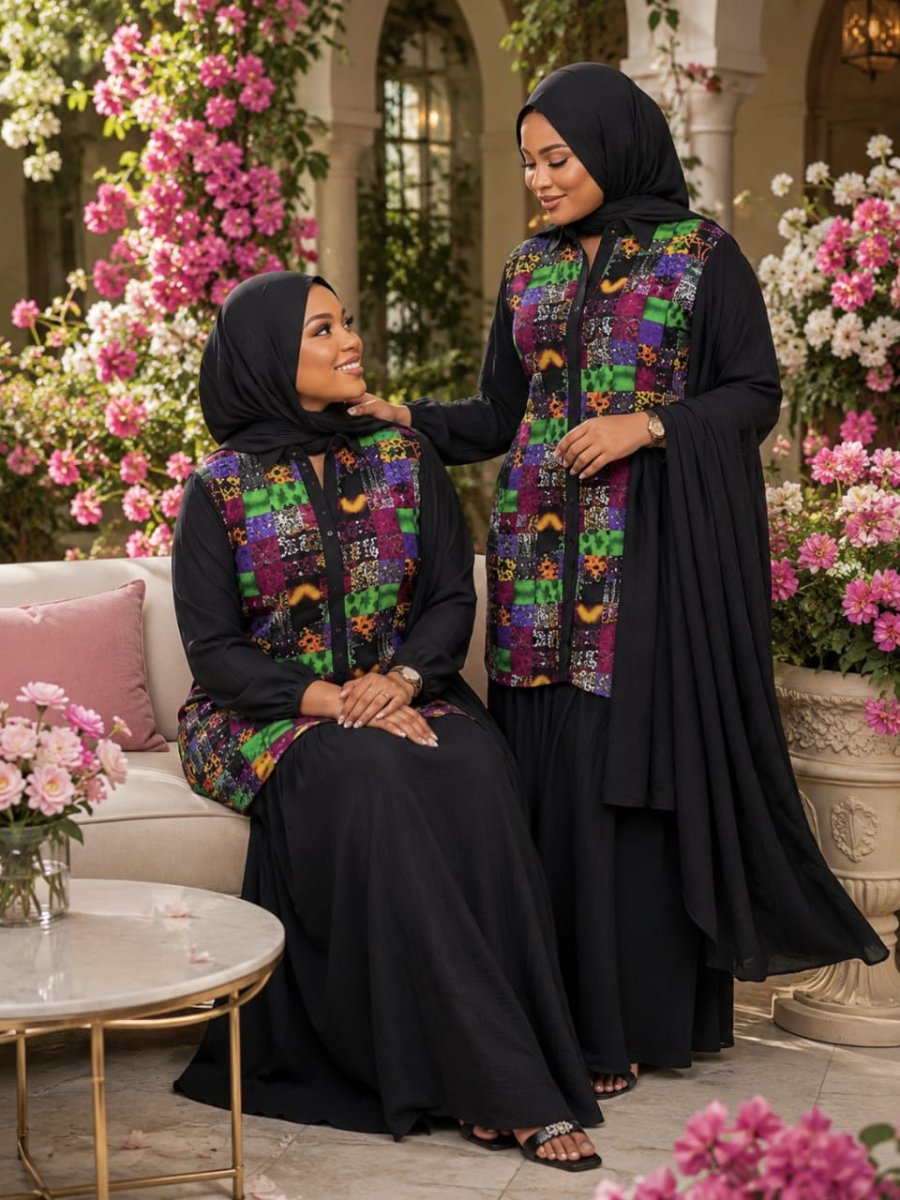 Robe avec foulard