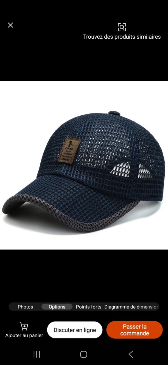 Casquete de haute qualite