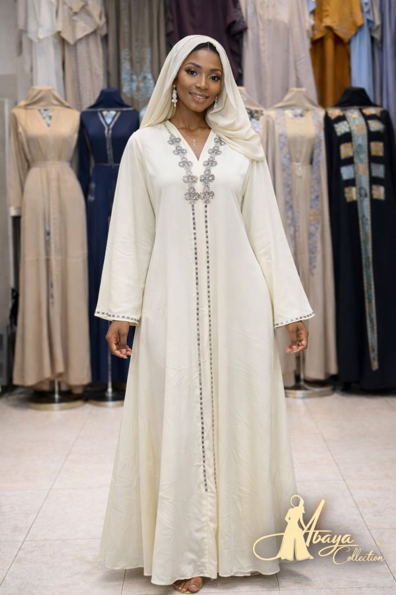 Robe Longue avec Foulard et Ceinture