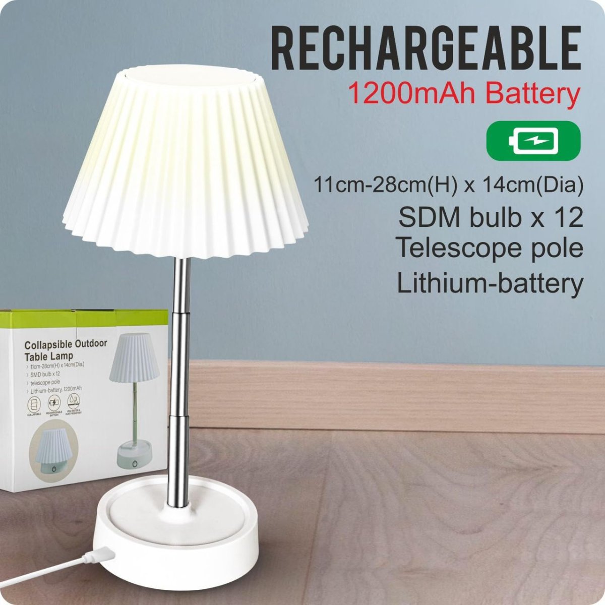 Lampe  veilleuse rechargeable