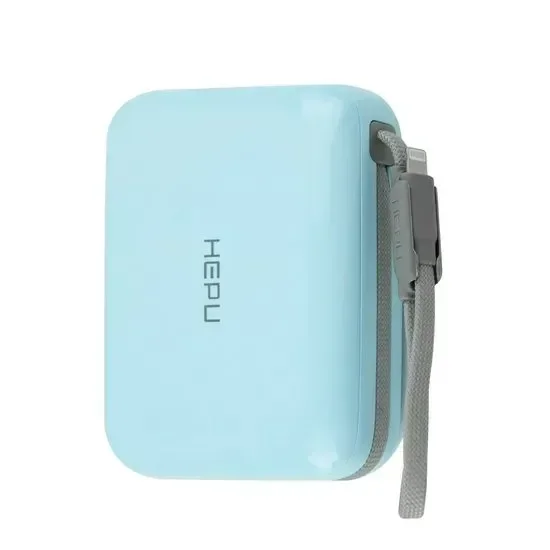 Batterie externe HEPU HP-A26 30 000 mAh 22,5 W avec câble Lightning rétractable