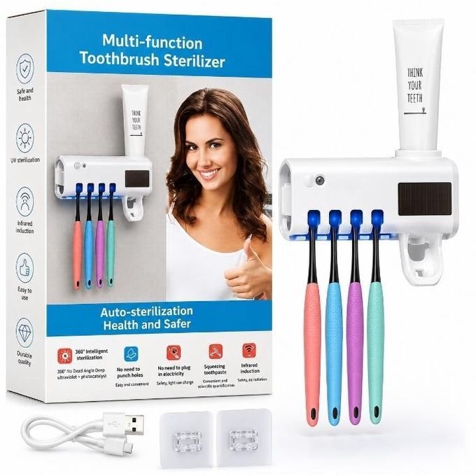 Porte brosses à dents multifonction