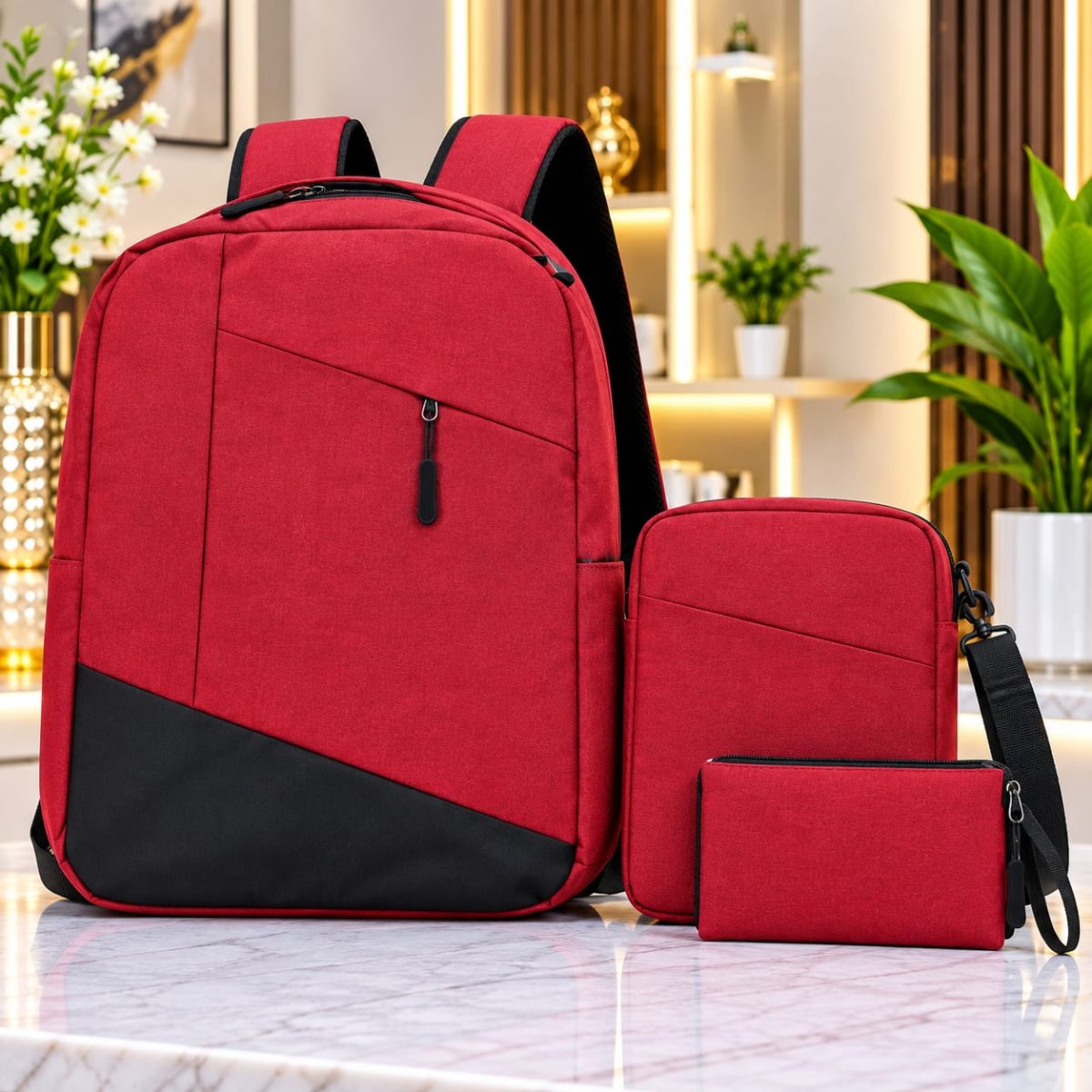 SAC À DOS ÉCOLIER - COMPLET DE 3 PIÈCES
