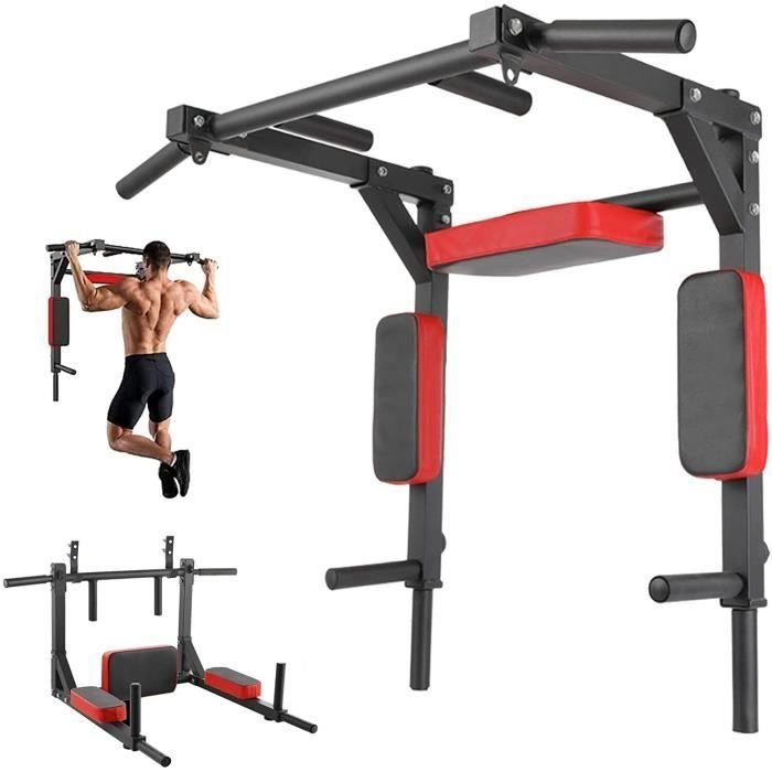 BARRE MURALE 2 EN 1 – MUSCULATION À DOMICILE