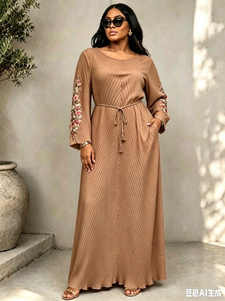 Robe plissée