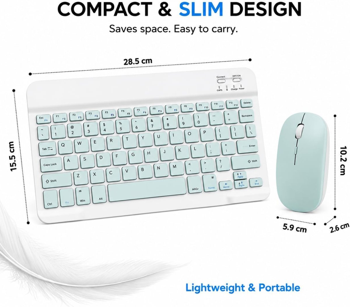 ⌨️🖱️ ENSEMBLE CLAVIER BLUETOOTH + SOURIS SANS FIL RECHARGEABLE – ÉLÉGANCE, CONFORT ET PERFORMANCE ! ✨🔥