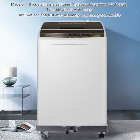 Supsupports réglables et mobiles pour appareils électroménagers comme les machines à laver ou les support réglables pour Frigo / Machine à laver