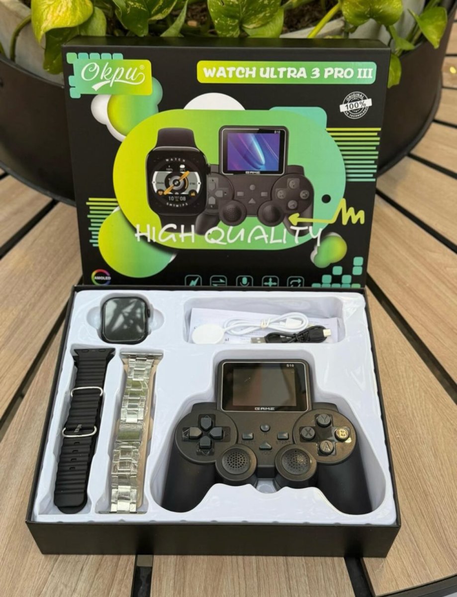 🎮⌚ WATCH ULTRA 3 PRO – LA MONTRE QUI CACHE UNE VÉRITABLE EXPÉRIENCE GAMING ! 🔥