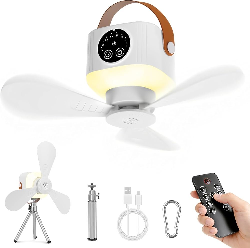 Ventilateur rechargeable autonome