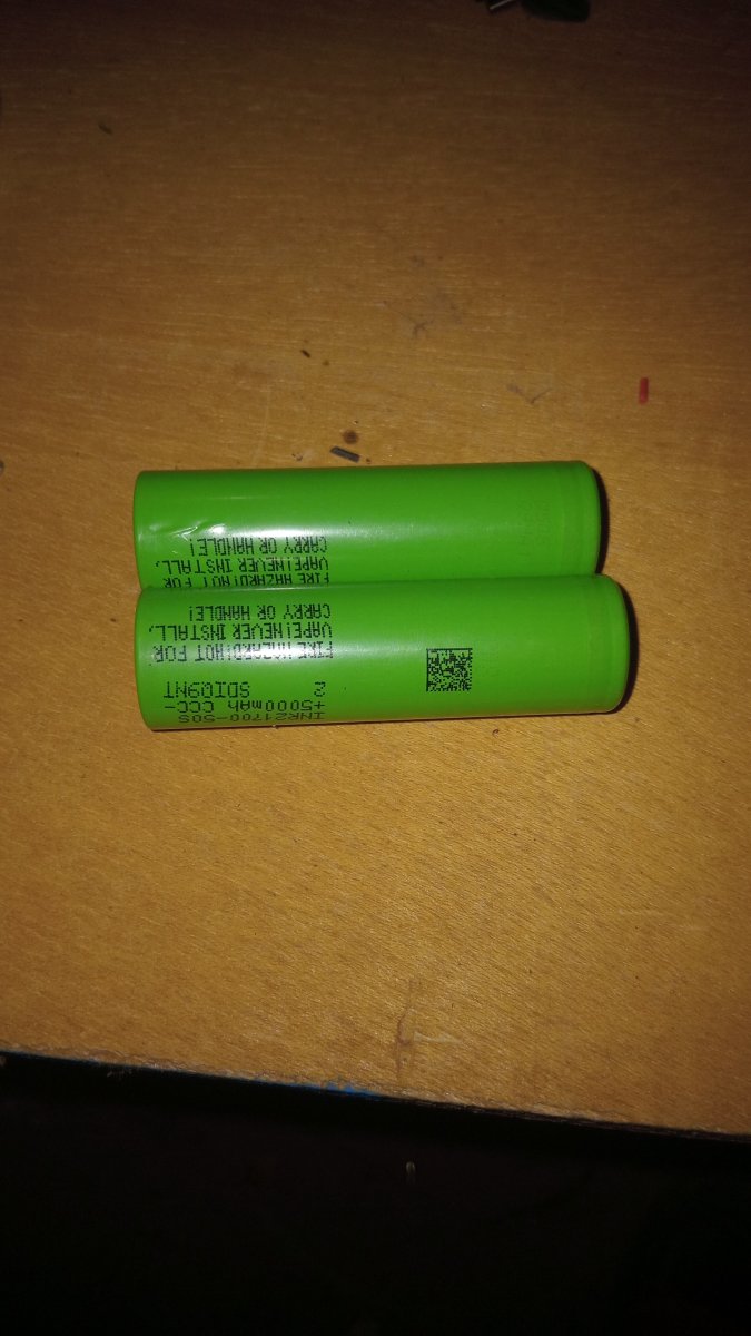 Batterie lithium lion Samsung 5000mah 3.7v