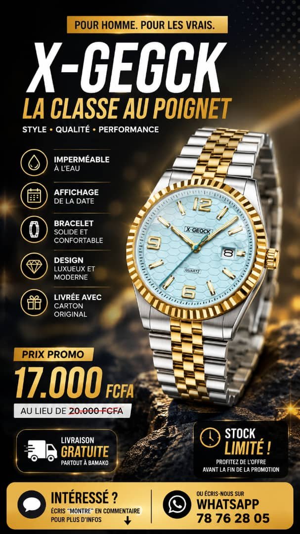 Montre originale X-Gegck
