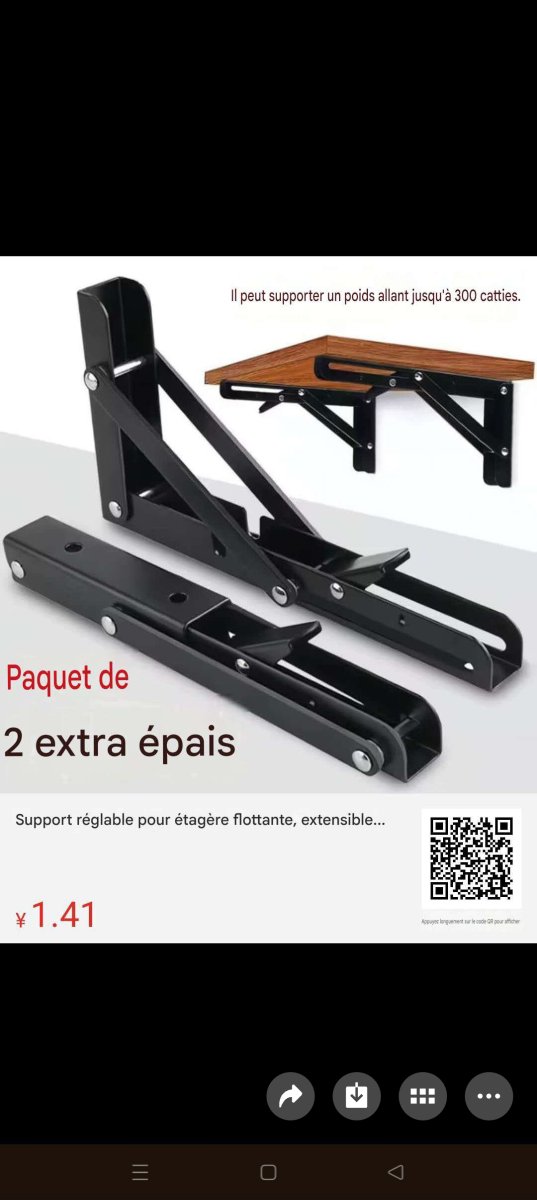 Table au mur