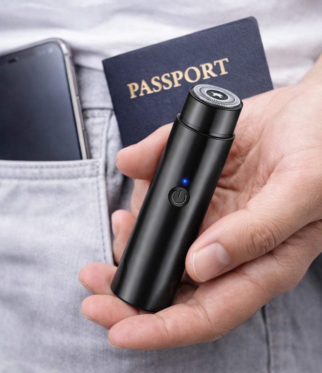 Mini Rasoir Électrique Portable ⚡ Rechargeable – Compact – Facile