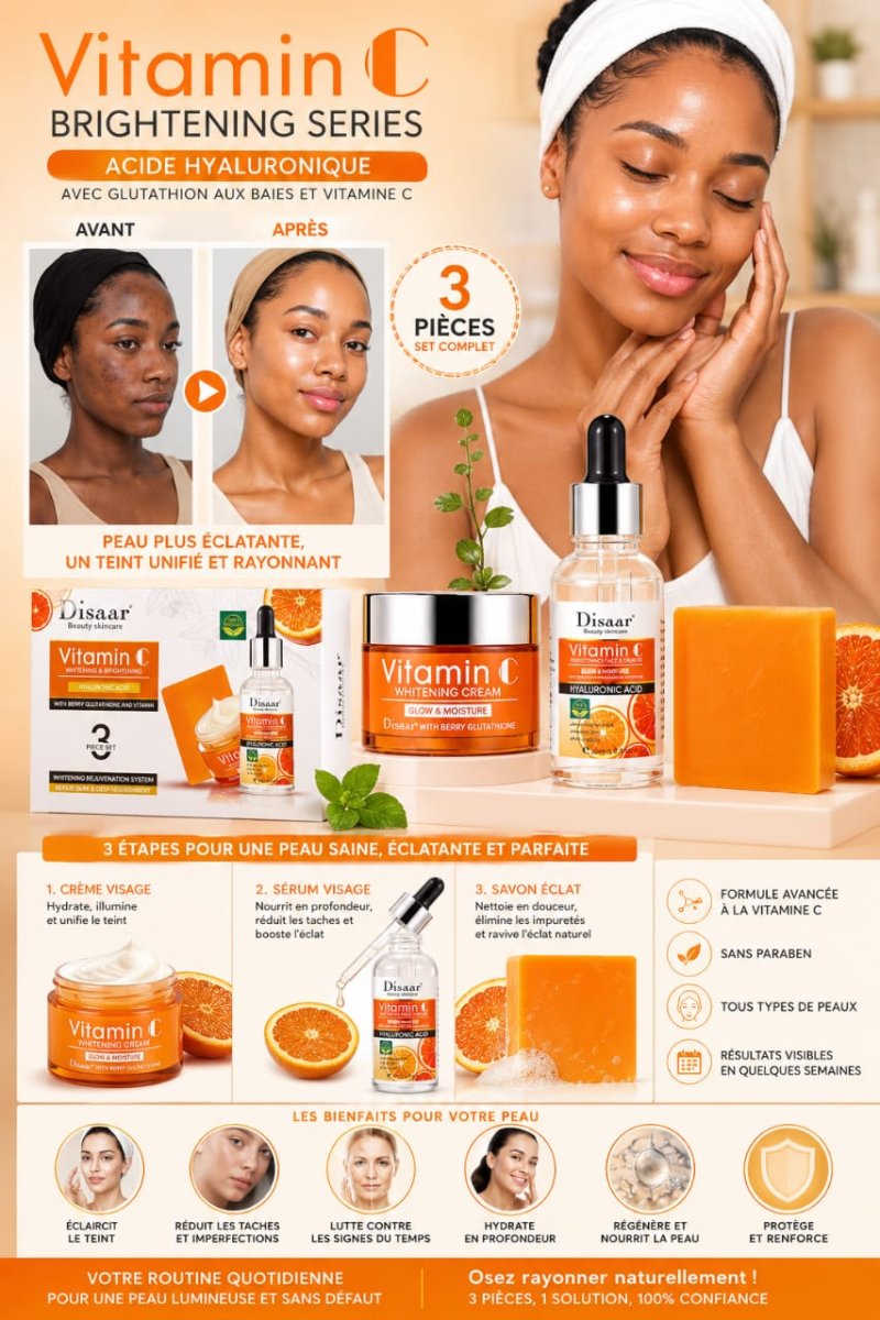 Gamme complèt vitamine c 3 pièces