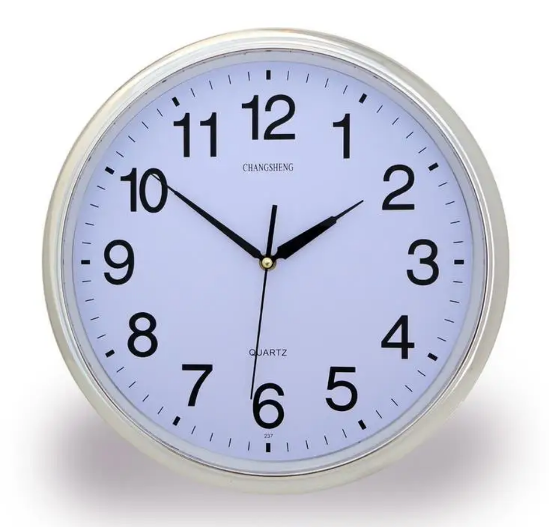 Horloge murale sonore H+
