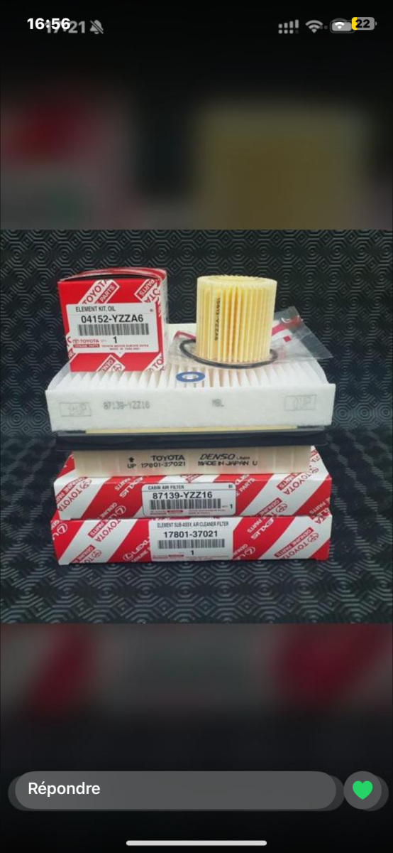 Filtration Toyota