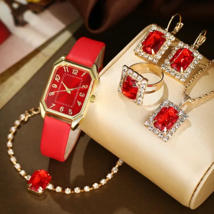 Chaine+Montre+bracelet+boucles+bague
