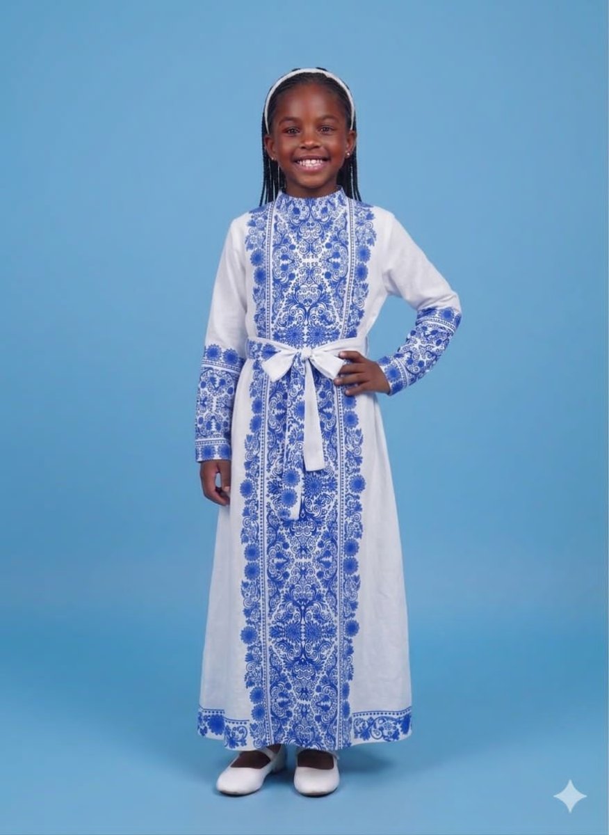 Robe pour fille coton 💯  Âge : de 7 à 12 ans