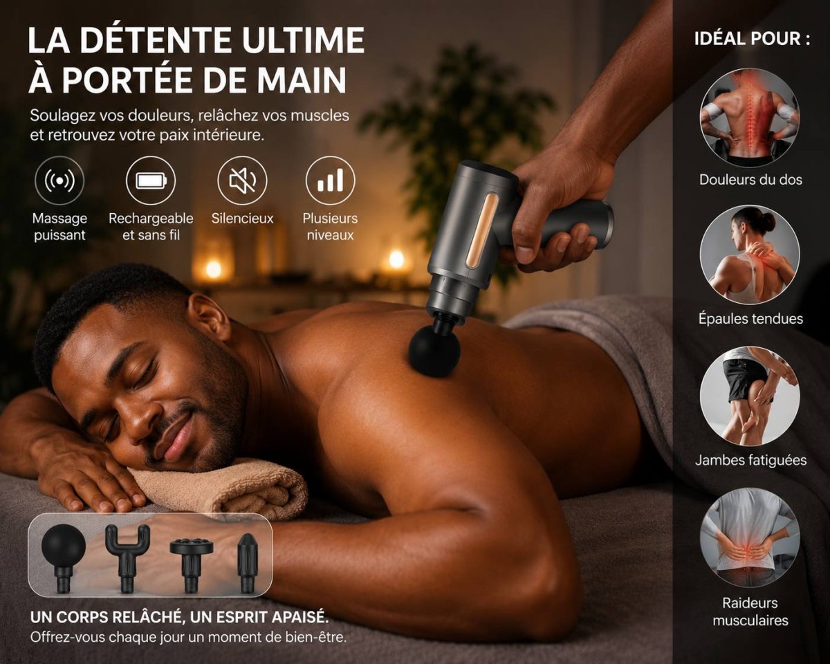 Massage de pistolet