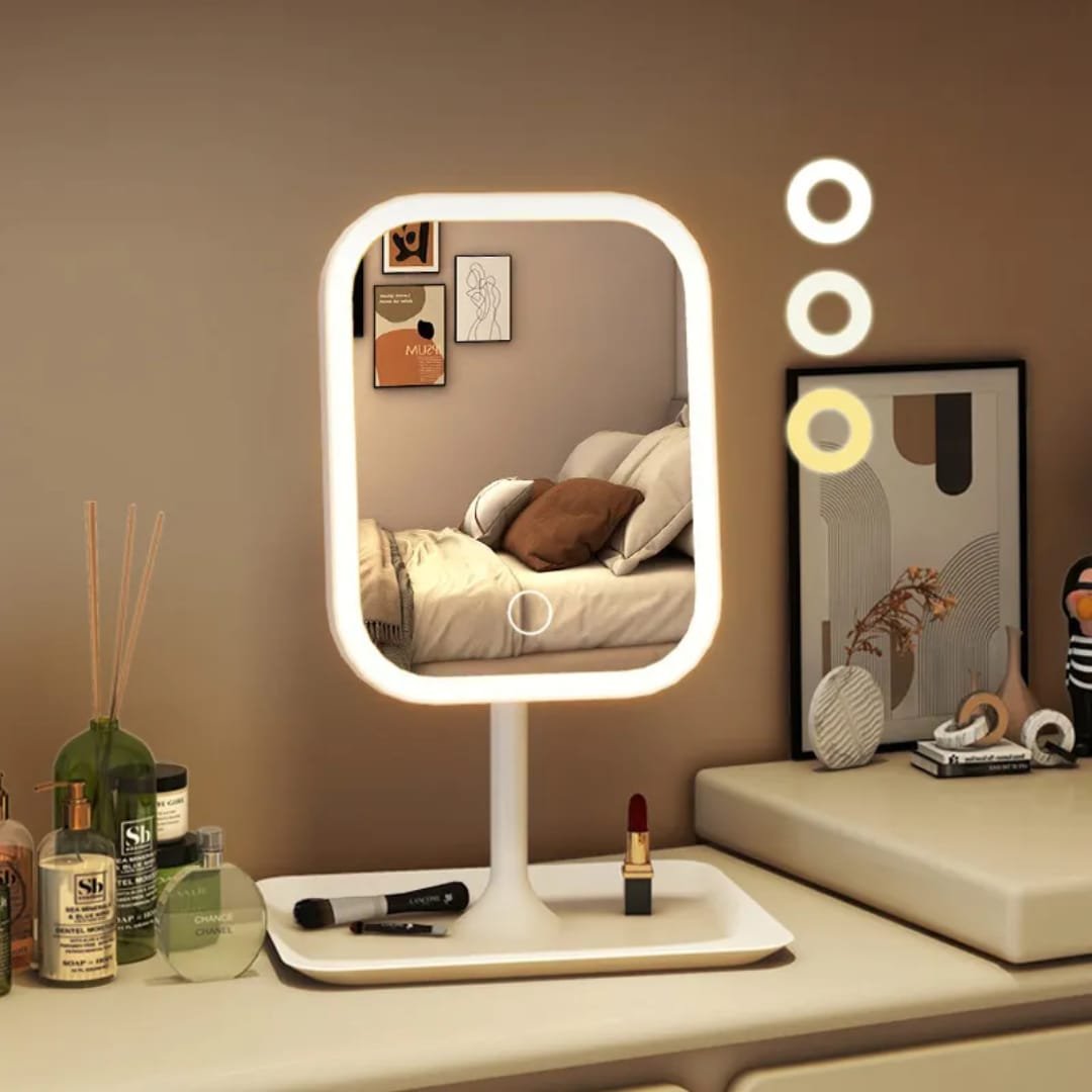 MIROIR DE MAQUILLAGE LED – BEAUTÉ PARFAITE